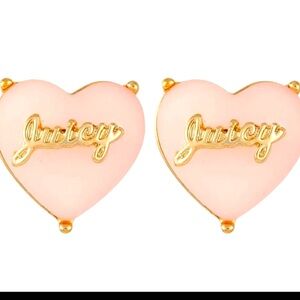 14k Gold Juice Couture
Heart Stud Earrings